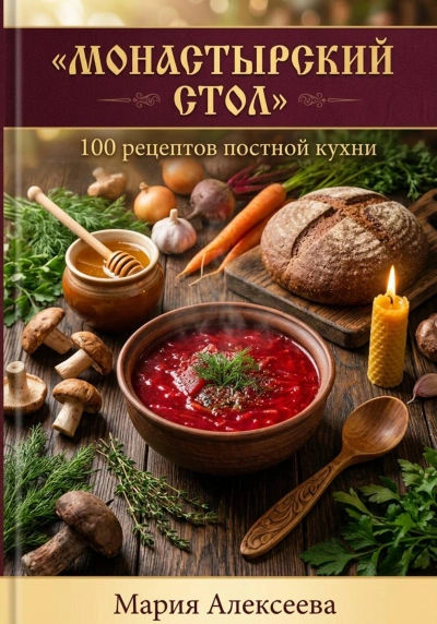Монастырский стол. 100 рецептов постной кухни - Алексеева Мария